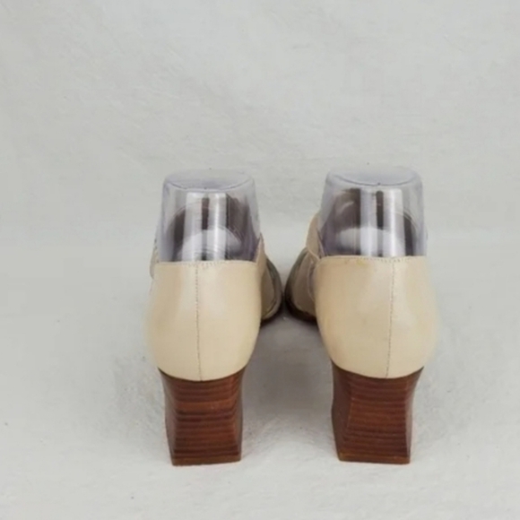 Stuart Weitzman cream strapy heel sandals leather sole size 7.5 - Picture 5 of 11